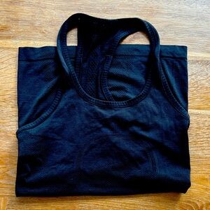 Lululemon Black Racerback Tank Top - regular length